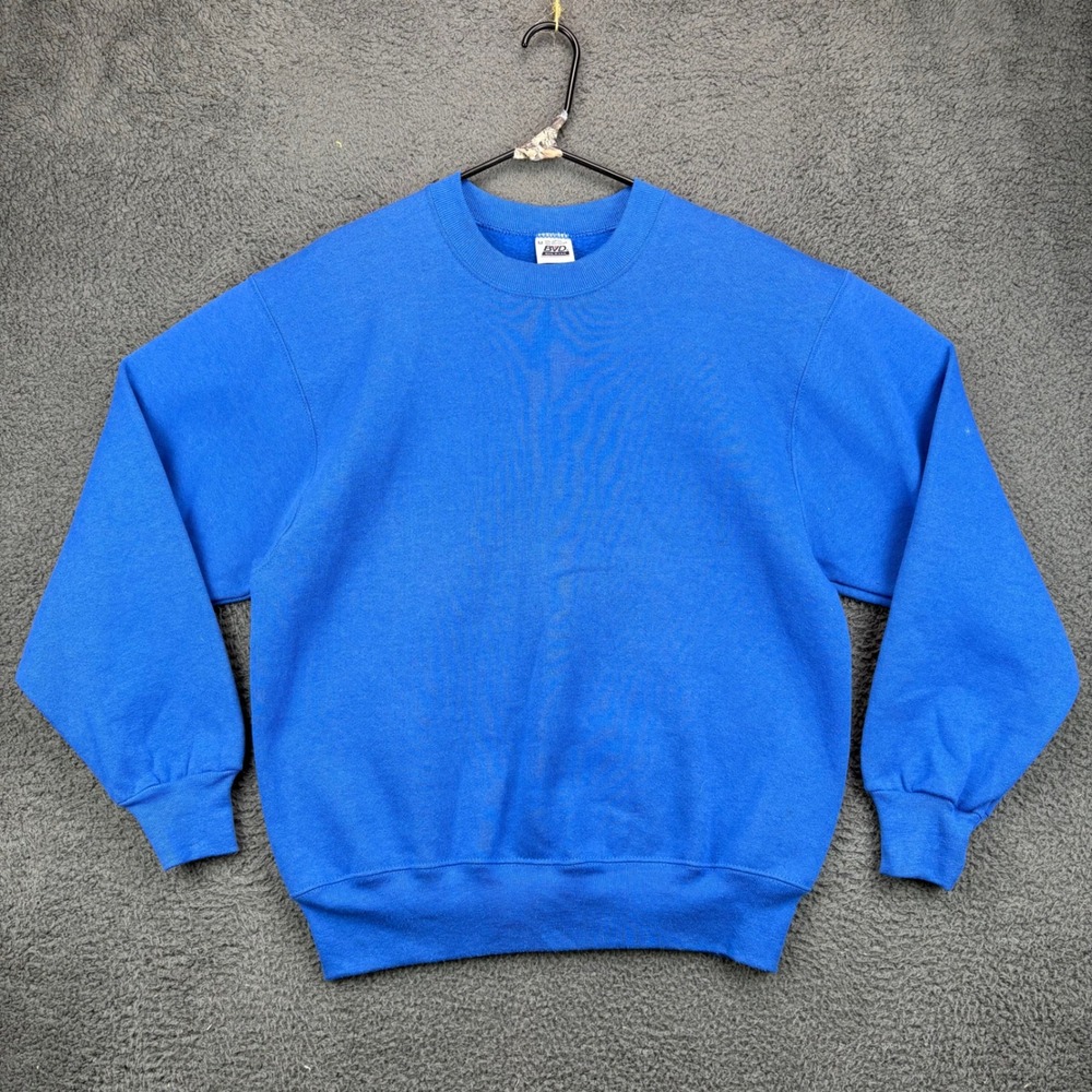 Vintage BVD Mens Crewneck‎ Sweatshirt Blue Medium Made in USA
